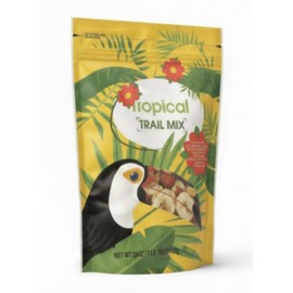 Tropical Trail Mix With Nuts and Fruit: Dried Banana Chips, Papaya, Raisins, Pineapple, Cranberries, Almonds, Cashews - Great Gluten Free Snack Food Treat, 26oz Jumbo Value Bag