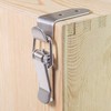 Lesnala 8 Pcs Stainless Steel 90 Degree Spring Toggle Lock