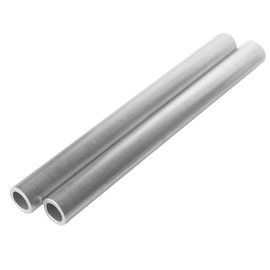 MetalSpacersOnline 6061 Round Aluminum Tube 3/4" OD x 1/2" ID 8" Long Seamless Straight Pipe Tubing for DIY (2 pack)