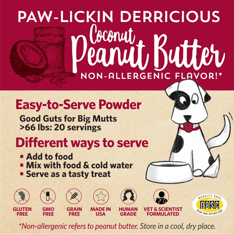 Fidobiotics Good Guts for Big Mutts Probiotic for Dogs, 12