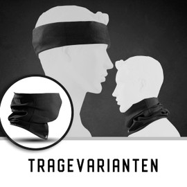 BlackNugget® Printed Multifunctional Scarf with Unusual Design – High Quality Balaclava as Heat and Protective Cloth – Neck Scarf, Face Shield Face Mask – Various Patterns