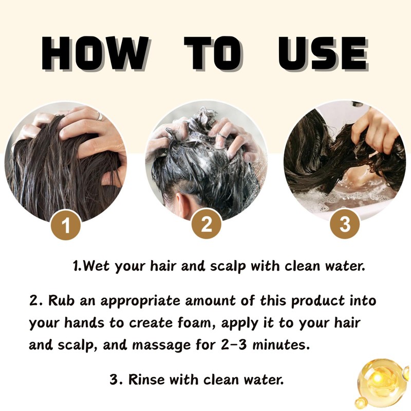 300ml Anti Hair Loss Shampoo, Moisturizing And Promoting Hair Growth,