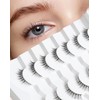 Natural Eyelashes, Wispy Eye Lashes, Gradient Volume Lashes, Natural Look,