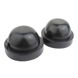 TOMALL 100 mm 4.13 Inch PVC Rubber Seal Dustproof Covers for LED Headlight Conversion Kit Dust Protection