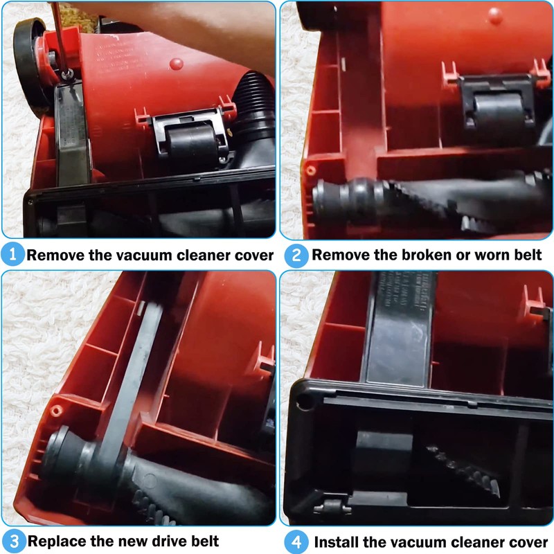 Vacuum Belt Replacement for Dirt Devil Style 4/5 Featherlite/Powerlite/Swivel Glide/Power