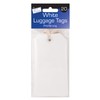 Just Stationery Luggage Label - White (Pack of 20)