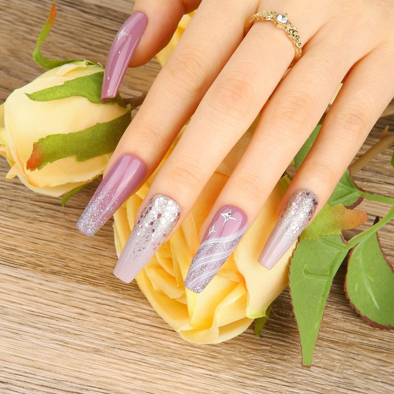 TOMICCA Gel Nail Color, 6 Color Set, 0.3 fl oz