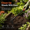 2-in-1 Garden Weeding Tool for Soil Care – Stainless Steel