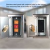 2Pcs Key Switch Box Stainless Steel Universal with Keys Accessory