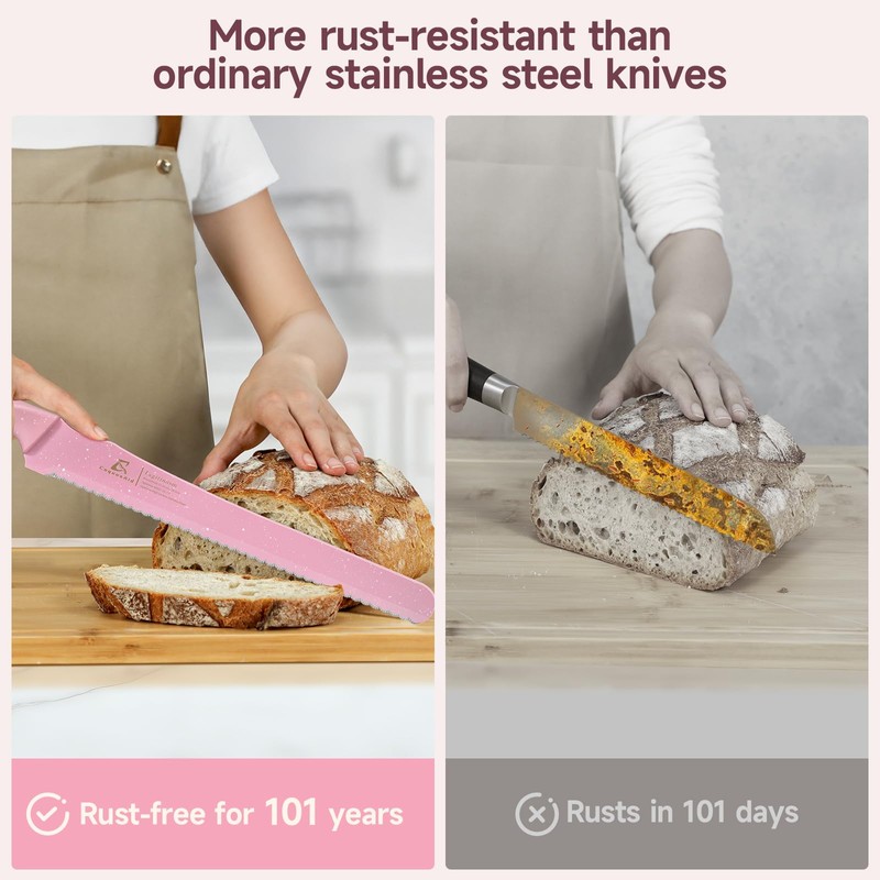 CoquusAid 2025 Upgrade Bread Knife for Homemade Bread, World‘s 1st