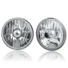Octane Lighting 5 3/4 Inch Crystal Clear Halogen Headlight Metal