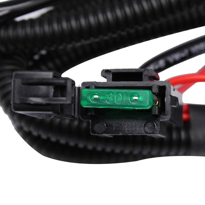 HUIQIAODS H11 880 881 H8 Universal 40A Relay Wiring Harness