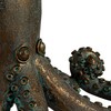 Creative Co-Op Resin Octopus Paper Towel Holder, Verdigris Finish
