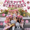 Cowgirl Birthday Party Decorations Girls - 29pcs Pink Western Theme