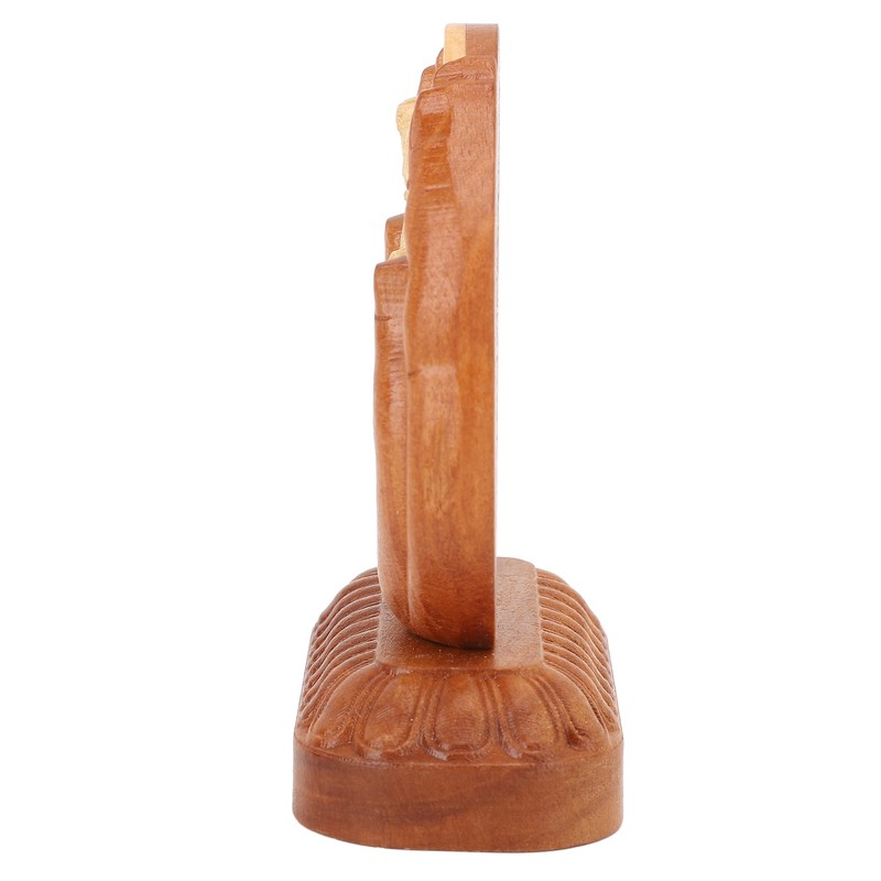 Wooden Holy Family Figurine Statue Exquisite Delicate Durable Stable Beech