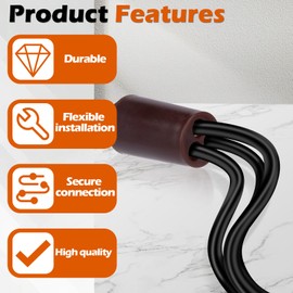 25 Pack Dry-Splice Connector with Crimp Sleeve, for Low & High Voltage 600v Max, Voltage Landscape & Outdoor Lighting
