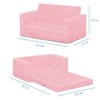 Delta Children Serta Perfect Sleeper Extra Wide Convertible Sofa to