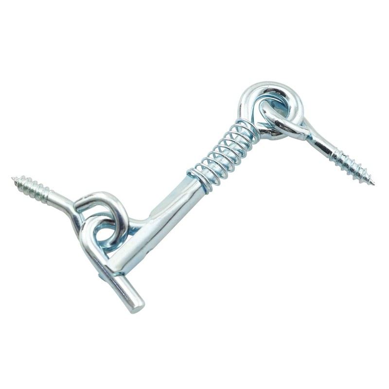 DGHAOP 6PCS Stainless Steel Spring Hook and Eye Safety Latch