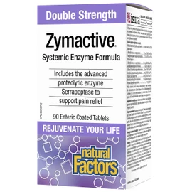 Natural Factors - Zymactive® Double Strength, 90 Enteric Coated Tablets