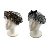 2 Pack Premium Lined Shower Cap Bath Accessory Reusable Leopard