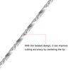 sourcing map HSS(High Speed Steel) Extra Long Twist Drill Bits,
