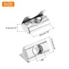 sourcing map 20Pcs M8 T Nuts Roll in Spring, T