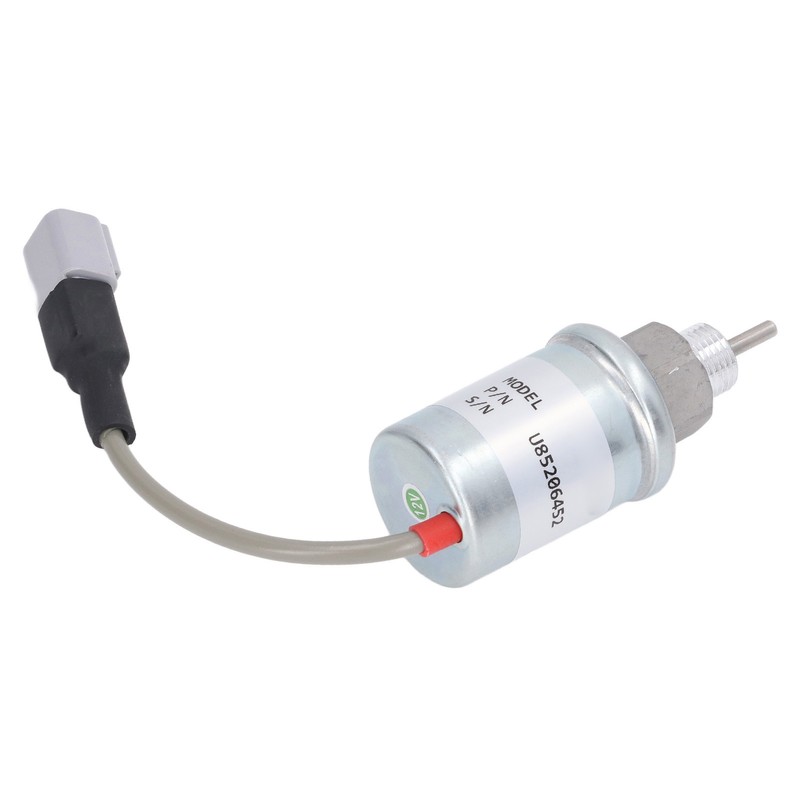 Fuel Shut Off Solenoid Valve Aluminum Alloy U85206452 Stop Solenoid