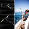 EWEIS 5 Pcs 3 in 1 String Fishing Hook,Pre-Tied Fishing