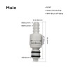 BBTUS Pack of 2 14 Inch 38 Inch 516 Inch