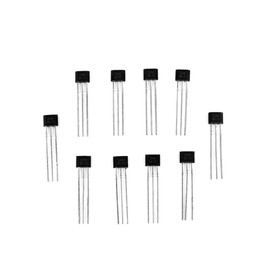 Pack of 10 Linear Hall Effect Sensors, A3144 3144E OH3144E Magnetic Detector 3-Pin Sensitive Switch Switches TO-92UA 3pin SIP