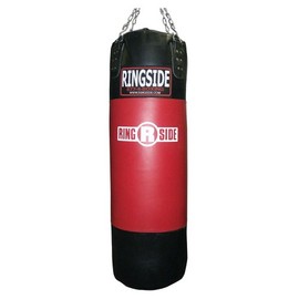 Ringside Unfilled Large Leather Heavy Bag Shells,Red / Black