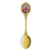 King Charles Coronation Gold Plated Spoon Collectors Souvenir Commemorative Memorabilia