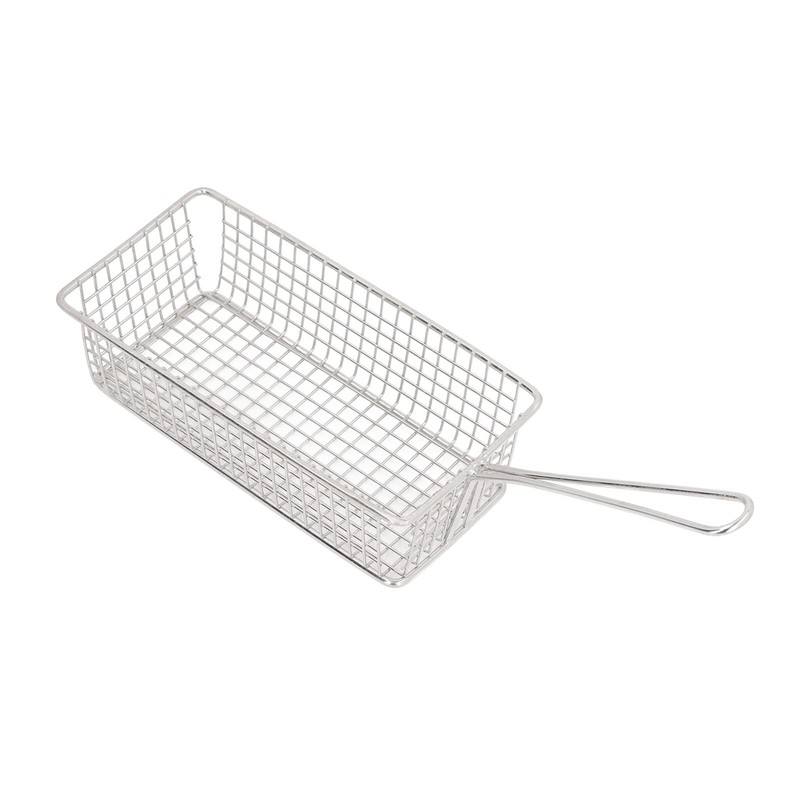 Stainless Steel Deep Fryer Basket with Long Handle Multifunction Easy