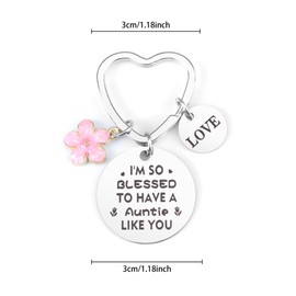 Aunt Gifts, Aunt Gifts from Niece, Gifts for Aunt, Best Aunt Ever Gifts, Aunt Mother' Day Gifts,Auntie Gift Ideas, Aunt Gifts from Nephew,Aunt Keychain,Aunt Birthday Gift,Presents for Aunts Aunty Gift
