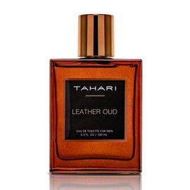 TAHARI Leather Oud Eau de Toilette for Men – Long-Lasting Luxury Cologne Spray with Bergamot, Leather & Amber Scent – Bold, Masculine, Sophisticated Oud Fragrance Spray 3.4 fl oz / 100 mL