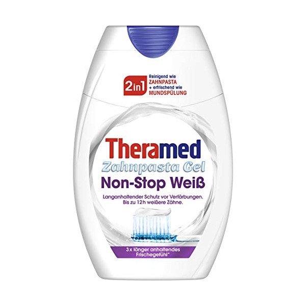 Theramed 2In1 Non-Stop White Zahncreme , 75 Ml (3Er Pack)