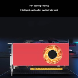 GTX 750 Ti Graphics Card, 4GB GDDR5 128Bit Game Graphic with Cooling Fan PCI Express 3.0 X16 Interface DVI and HDMI Output Interface