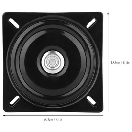 Tyenaza Turntable Swivel Plate Swivel Bearing Boat Seat Turntable, 360 Degree Heavy Duty Seat Turntable Turntable for Bar Stool Chair (6 Inches)