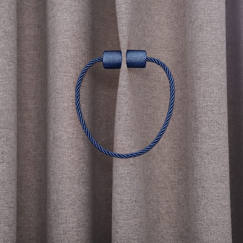 XDerlin 4 Pack Strong Magnetic Curtain Tiebacks Outdoor Decorative Tie