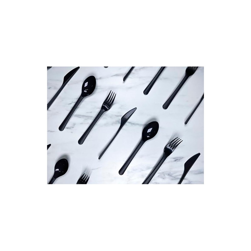 Abena Gastro Reusable Plastic Forks | 18cm | Pack of