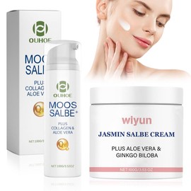 Jasmine Ointment Eyes Contains Collagen and Aloe Vera Jasmine Ointment Active Jasmine Ointment Eye Cream for Dark Circles Tired and Swollen Eyes Hideaway Eyelids with 1 Tube Organic Yeast Anti-Wrinkle