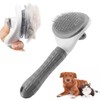 One-Click Self Cleaning Dog and Cat Hair Remover Brush for
