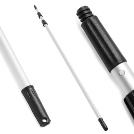 15FT Extendable Telescopic Pole – 4.5m Long Multi-Purpose Extendable Pole for Painting, Windows Cleaning, Pool and Gutter Cleaning – Durable and Lightweight Designed Extension Rod with Non-Slip Grip
