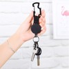 BESSIKON® Pack of 2 Retractable Key Fobs, Heavy Key Chain,