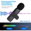 YOOUS Mikrofon, Lavalier Mikrofon für iOS/Android, Mini Microphone Plug &