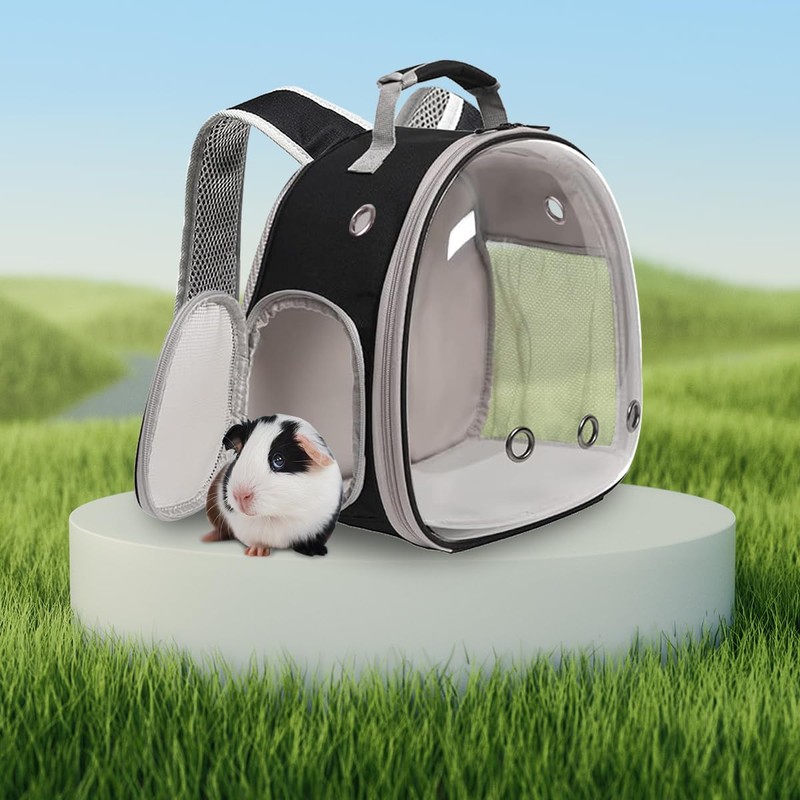 Guinea Pig Backpack, Space Capsule Bubble Window Small Animal Backpack