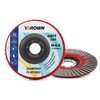 YDROWN 5 Inch Diamond Grinding Electroplated Flap Disc for Glass