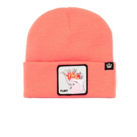 Goorin Bros. The Farm Unisex Acrylic Beanie, Coral (Snow Bird), One Size