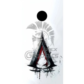 Unbranded Assassin's Creed Logo Cornhole Board Wraps Laminated Waterproof Non-Fading Skins