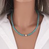 Pearl Necklace for Women Boho Beaded Necklace Western Necklace Turquoise